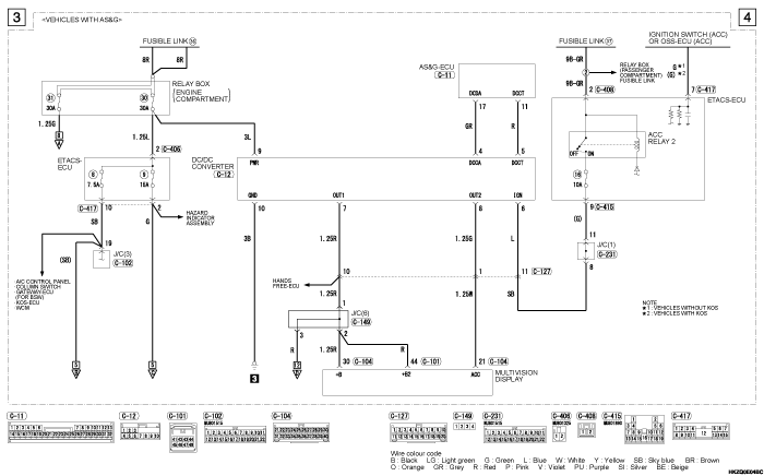 mmc asx 2019 электросхемы pdf