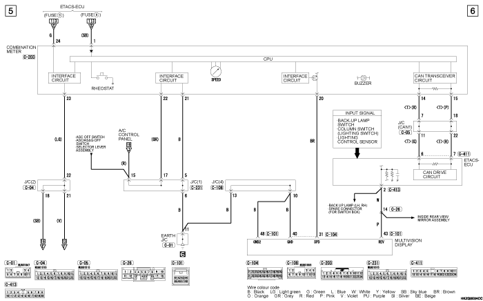 mmc asx 2019 электросхемы pdf