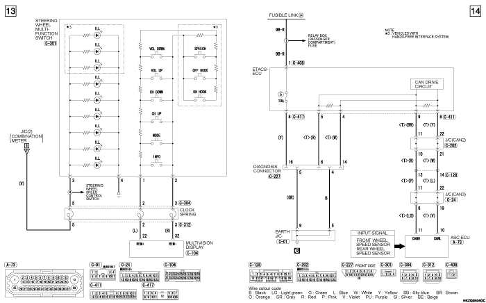 mmc asx 2019 электросхемы pdf