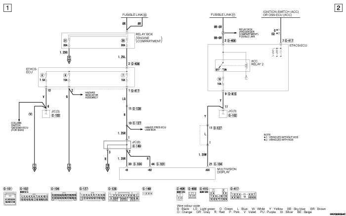 mmc asx 2019 электросхемы pdf