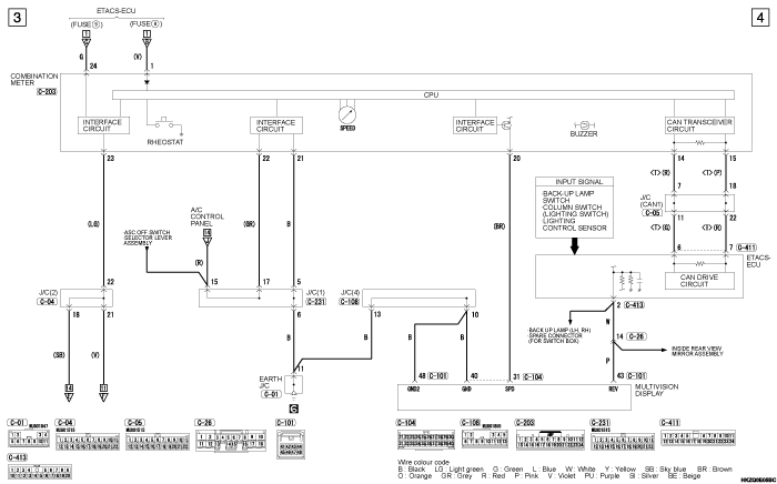 mmc asx 2019 электросхемы pdf