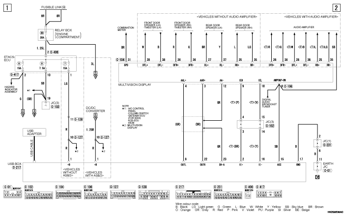 mmc asx 2019 электросхемы pdf