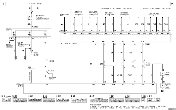 mmc asx 2019 электросхемы pdf