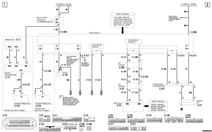 mmc asx 2019 электросхемы pdf