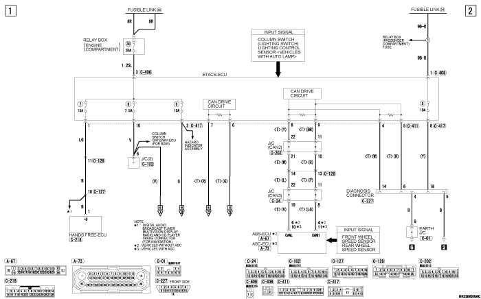 mmc asx 2019 электросхемы pdf