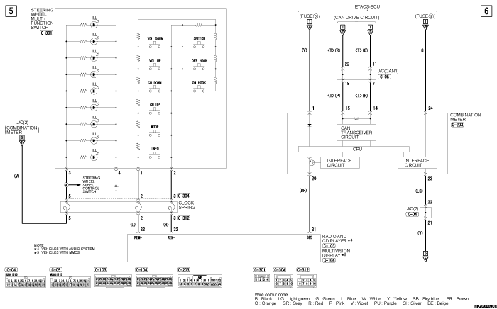 mmc asx 2019 электросхемы pdf