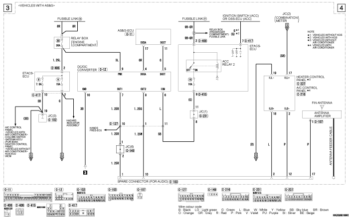 mmc asx 2019 электросхемы pdf