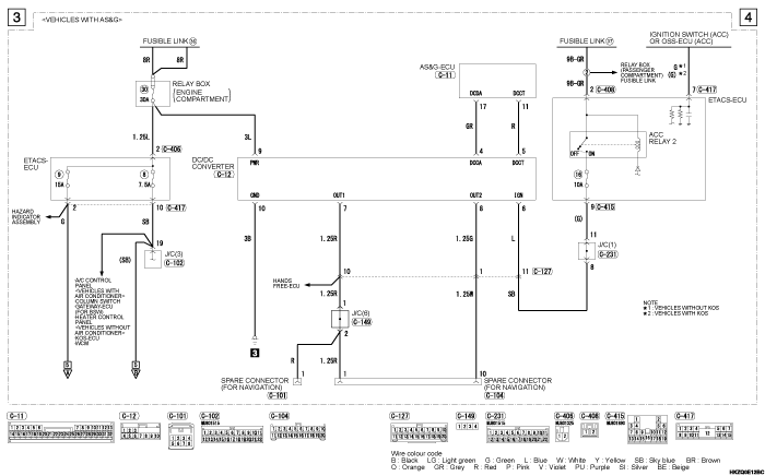 mmc asx 2019 электросхемы pdf