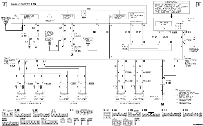 mmc asx 2019 электросхемы pdf