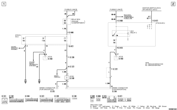 mmc asx 2019 электросхемы pdf