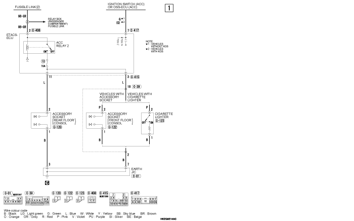 mmc asx 2019 электросхемы pdf