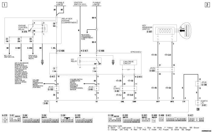 mmc asx 2019 электросхемы pdf