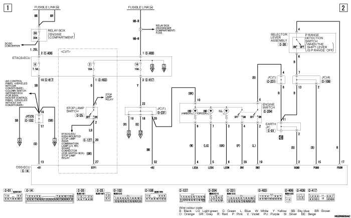 mmc asx 2019 электросхемы pdf