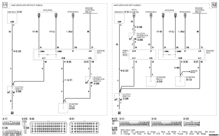 mmc asx 2019 электросхемы pdf