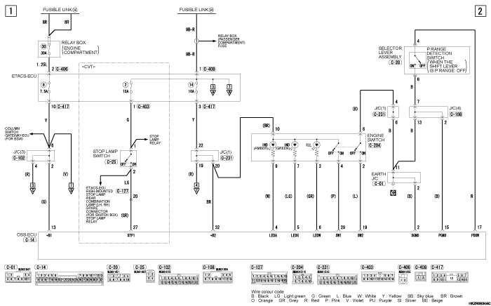 mmc asx 2019 электросхемы pdf