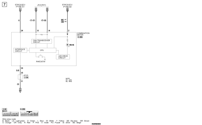 mmc asx 2019 электросхемы pdf