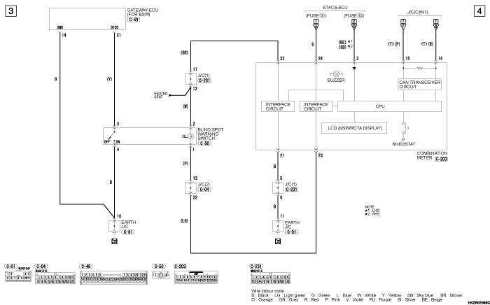 mmc asx 2019 электросхемы pdf