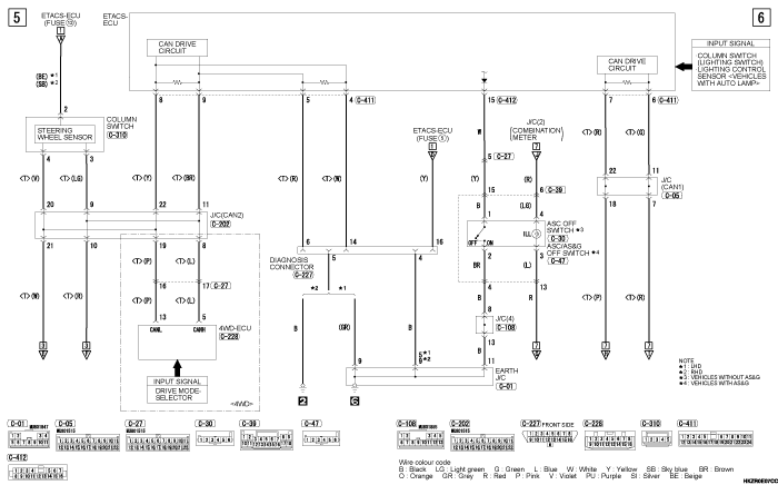 mmc asx 2019 электросхемы pdf