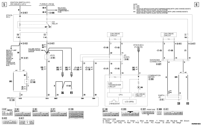 mmc asx 2019 электросхемы pdf