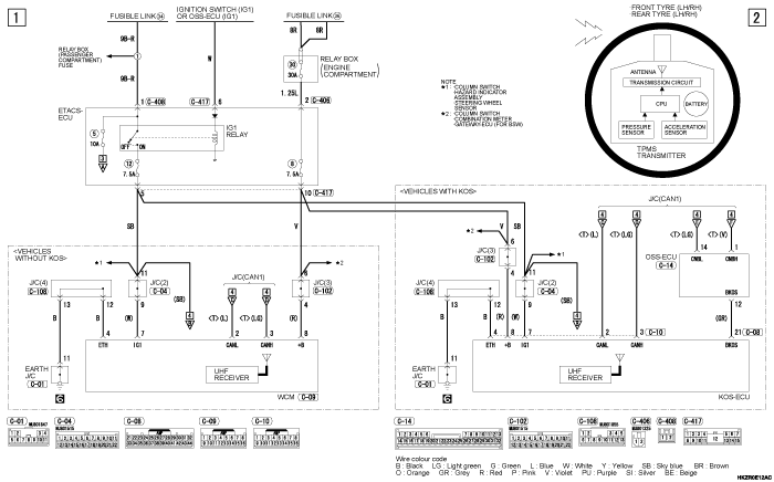 mmc asx 2019 электросхемы pdf