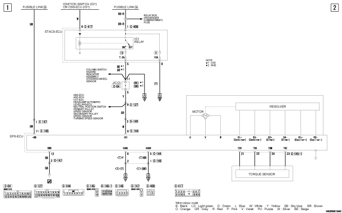 mmc asx 2019 электросхемы pdf