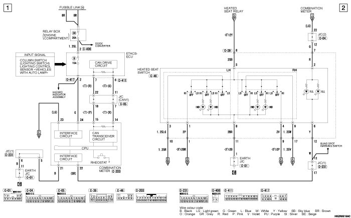 mmc asx 2019 электросхемы pdf