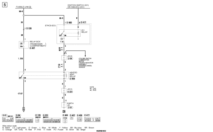 mmc asx 2019 электросхемы pdf