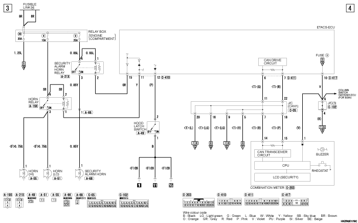 mmc asx 2019 электросхемы pdf