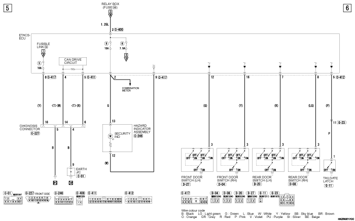 mmc asx 2019 электросхемы pdf