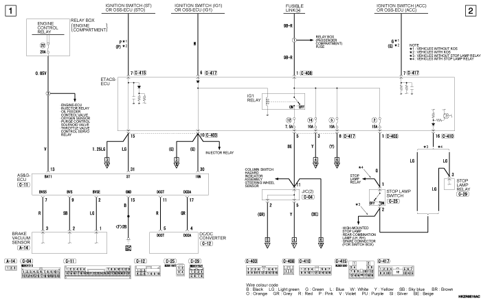 mmc asx 2019 электросхемы pdf