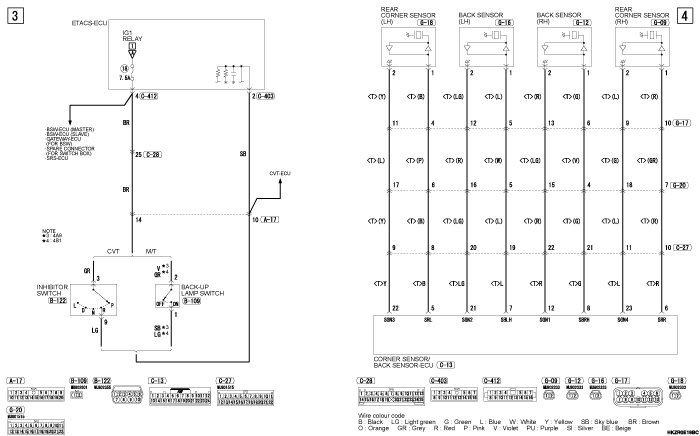 mmc asx 2019 электросхемы pdf