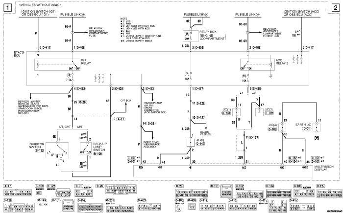 mmc asx 2019 электросхемы pdf