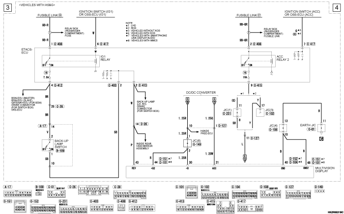 mmc asx 2019 электросхемы pdf