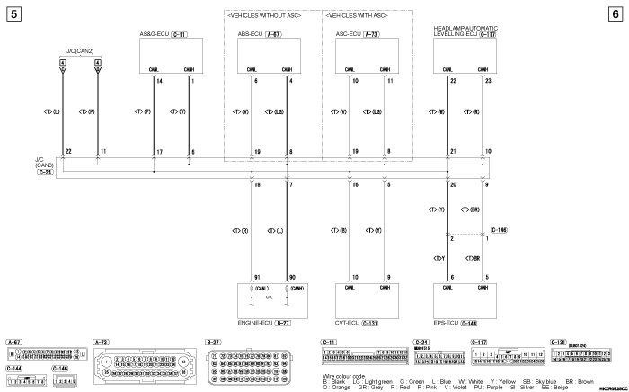 mmc asx 2019 электросхемы pdf