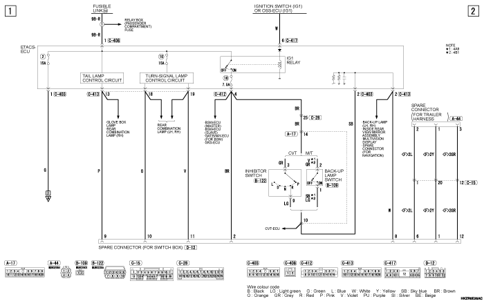 mmc asx 2019 электросхемы pdf