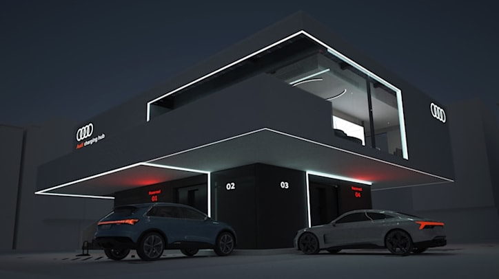 Audi демонстрирует свою концепцию роскошных салонов для зарядки