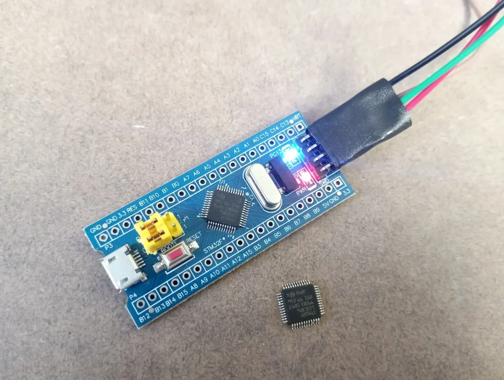  STM32F103C8T6 поддельная